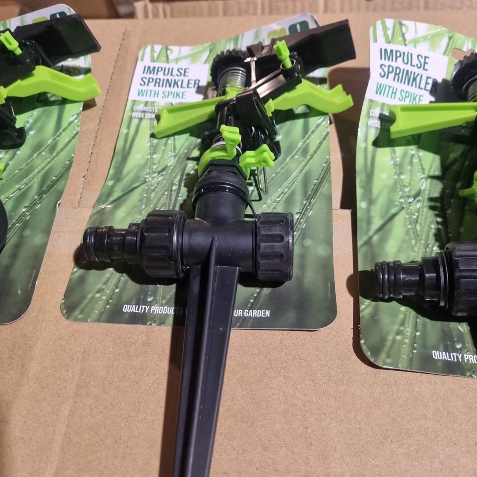 FANTASTIC CLEARANCE LOT OF 72 REALLY USEFULY GARDEN HOSE SPRINKLERS. PRICED TO CLEAR FAST