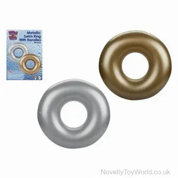 Metallic Swim Rings | Inflatable Pool Rings | Summer Toys | Beach Accessories | Bulk Swim Rings | Wholesale
